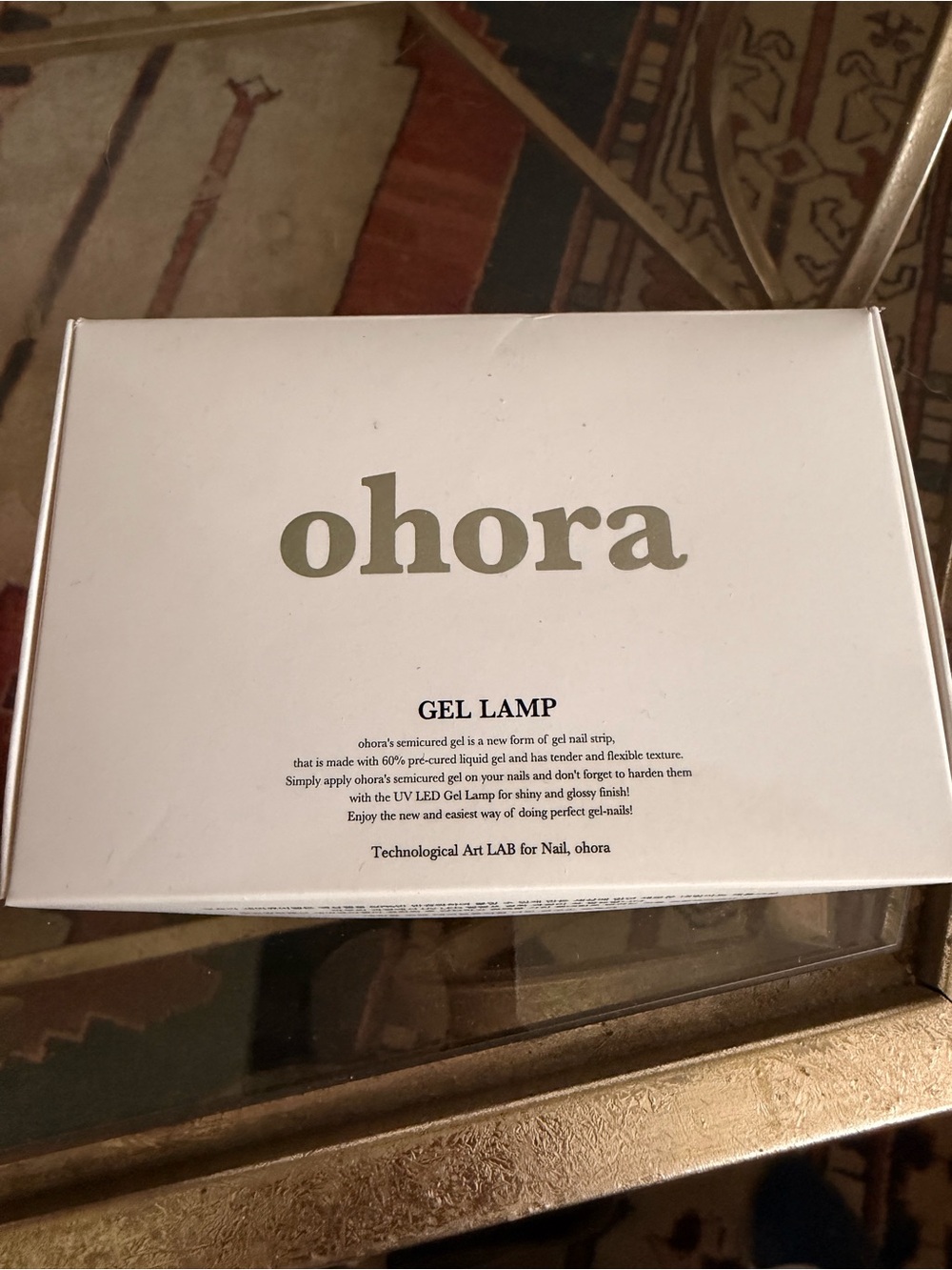 ohora Gel Lamp for Press-On Nails - White Box